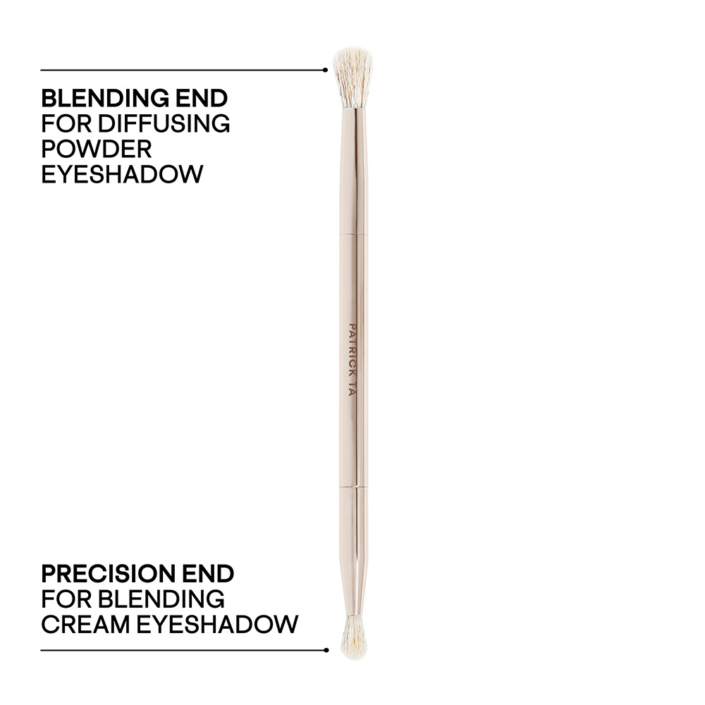 DUAL ENDED EYESHADOW BRUSH (BROCHA DOBLE PUNTA PARA OJOS)